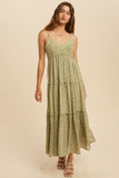 Green Chiffon Cami Dress