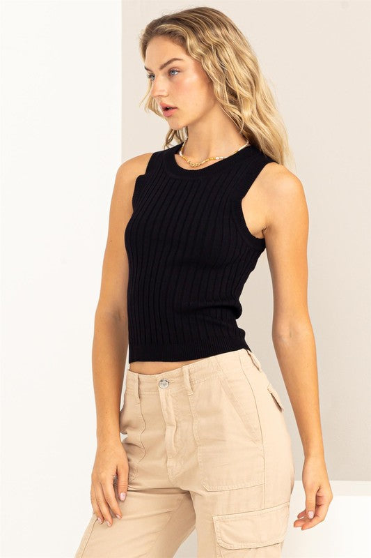 Sleeveless Knit Top