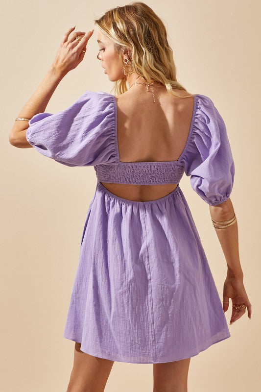 Lavender Tie Dress