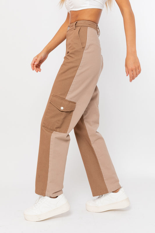 Two Tone Cargo Pants