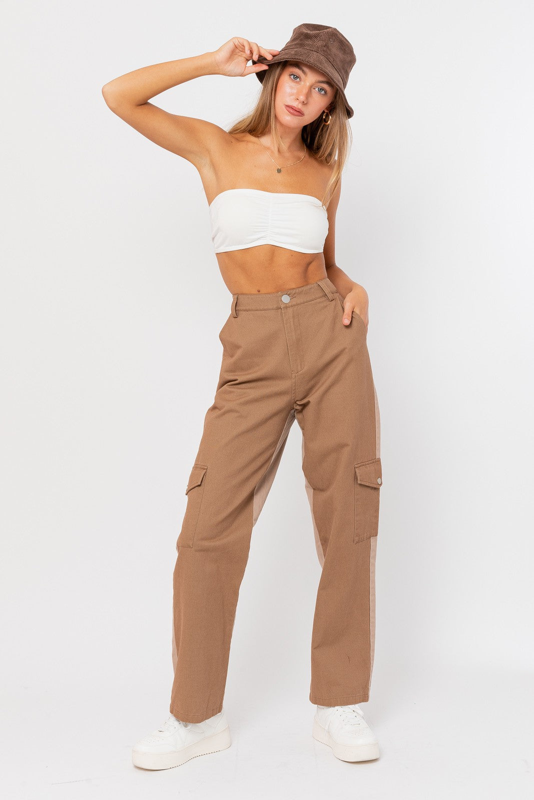 Two Tone Cargo Pants