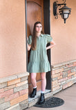 Olive Baby Doll Dress