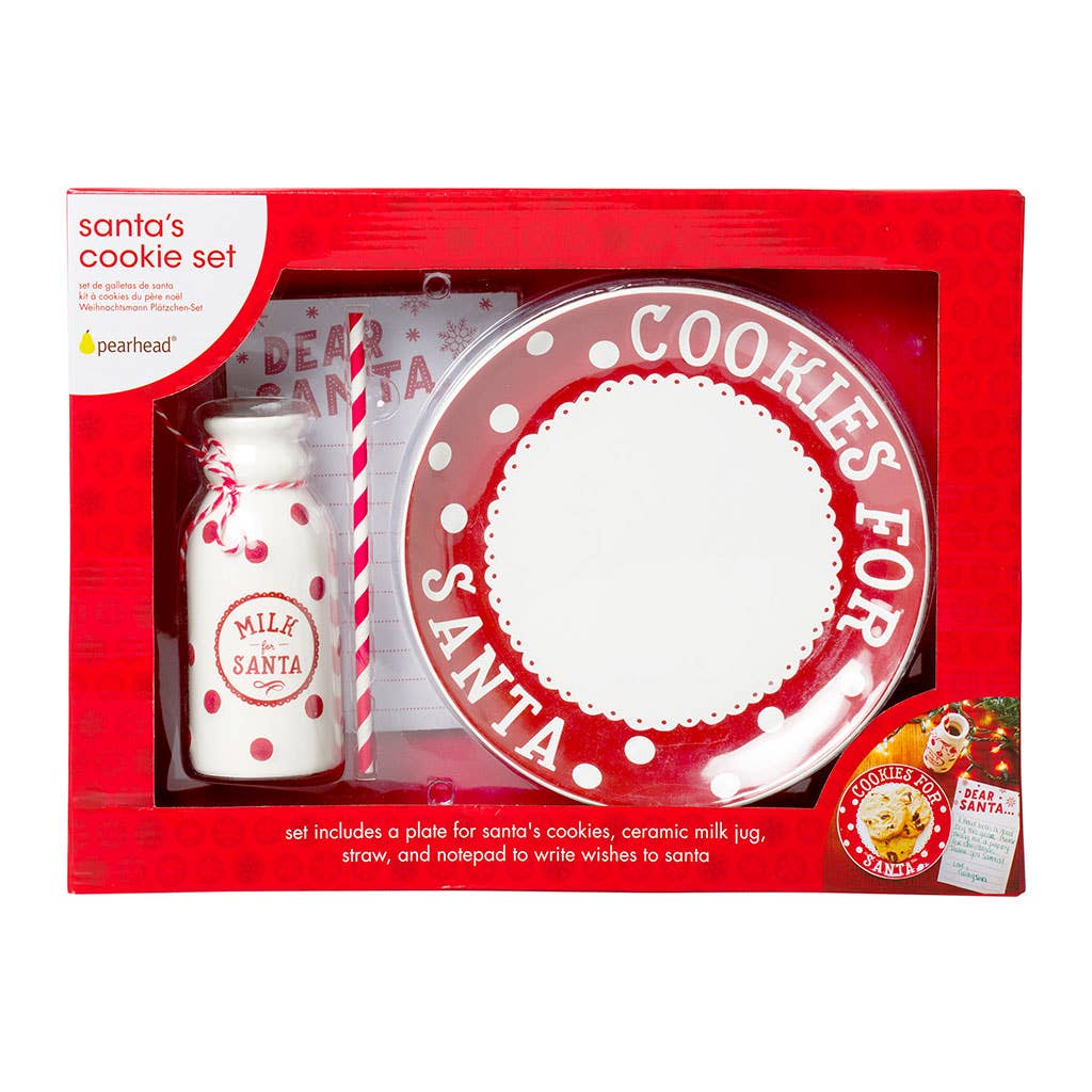 Santa's Milk and Cookie Set