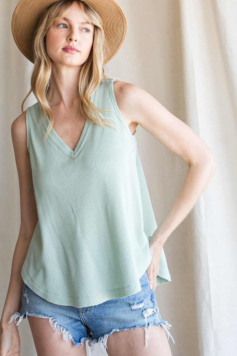 Mindy V-neck Tank