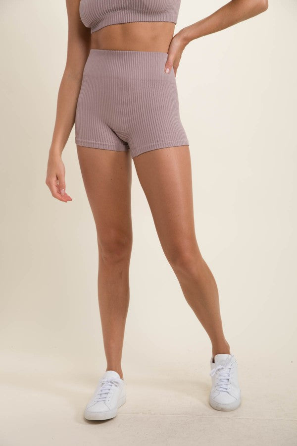 Seamless Bra Top and Shorts