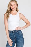 High Neck Cropped Tank