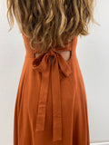 Orange Apron Dress