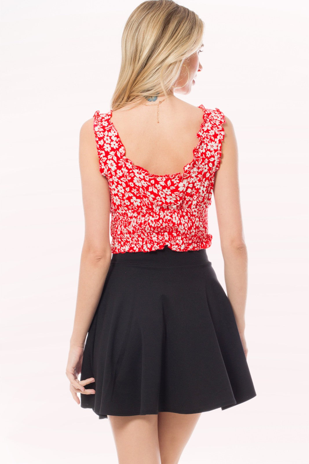 Poppy Floral Top