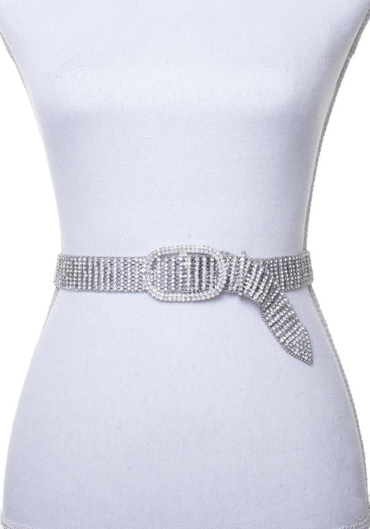 Buckle Rhinestone Belt