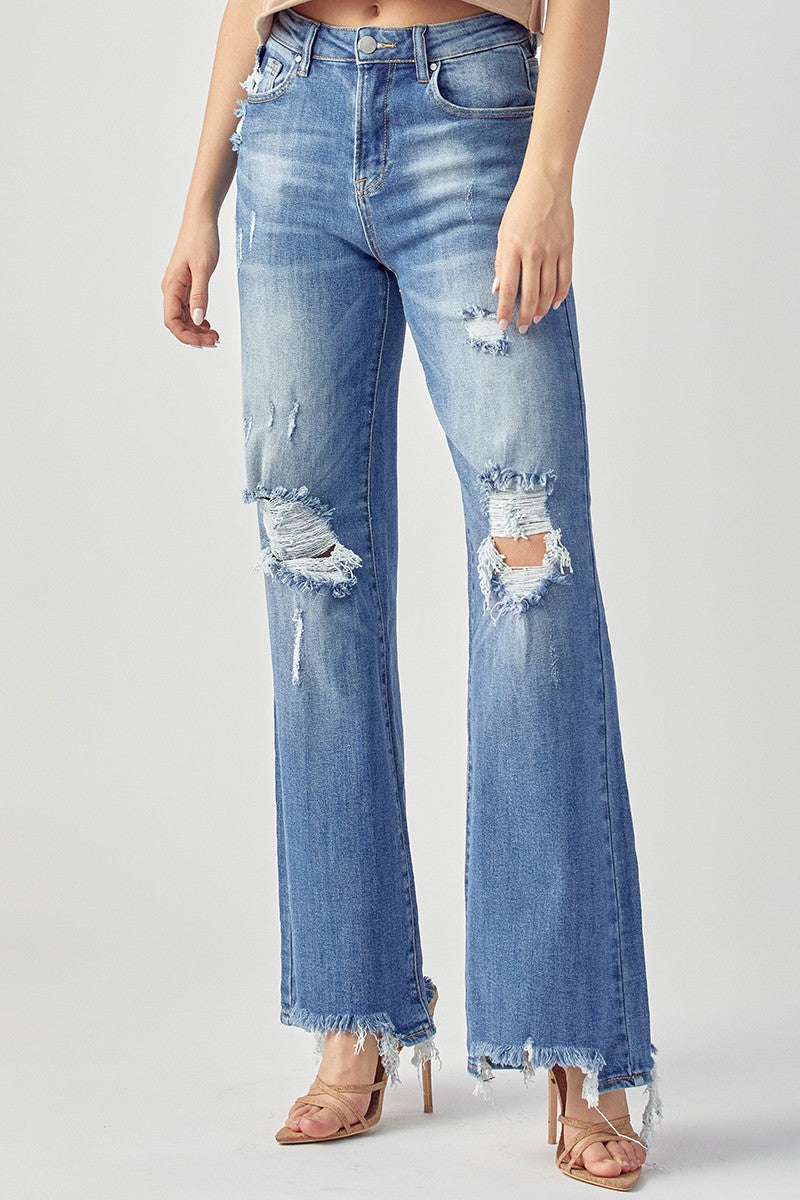 Wide Leg Dad Jeans