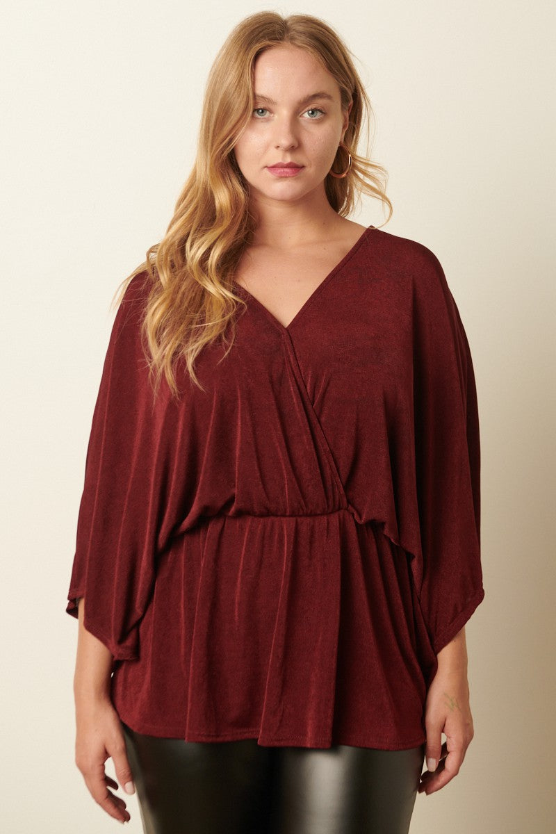 Slinky Rib Kimono Top