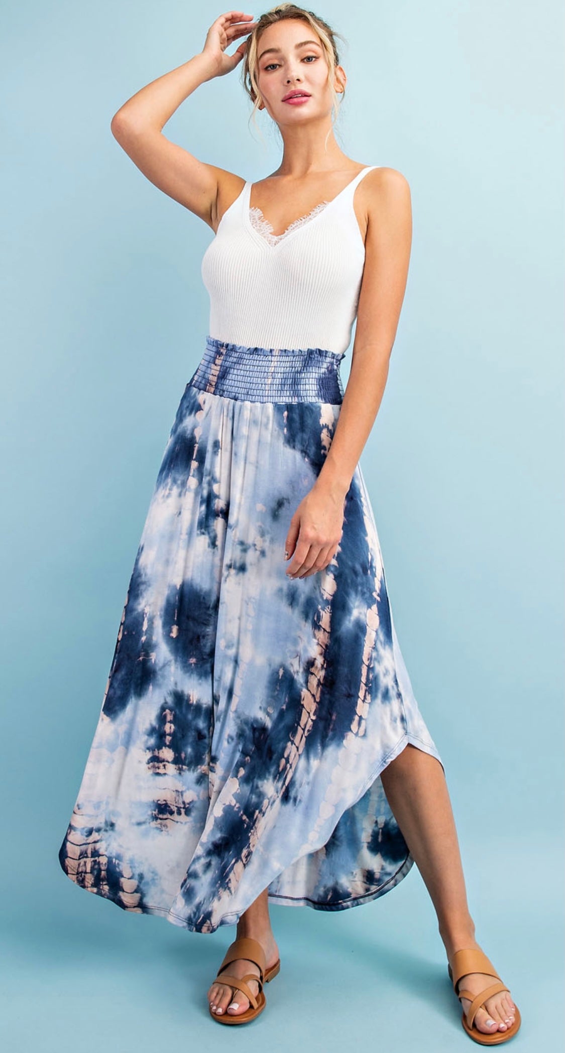 Tie Dye Maxi Skirt