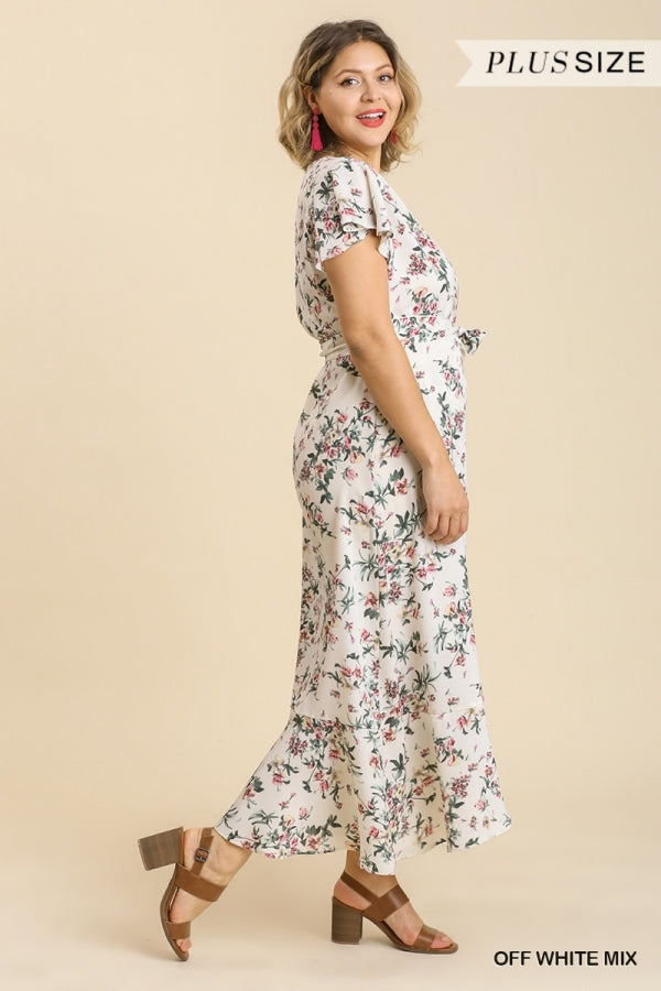 Floral Wrap Dress Curvy