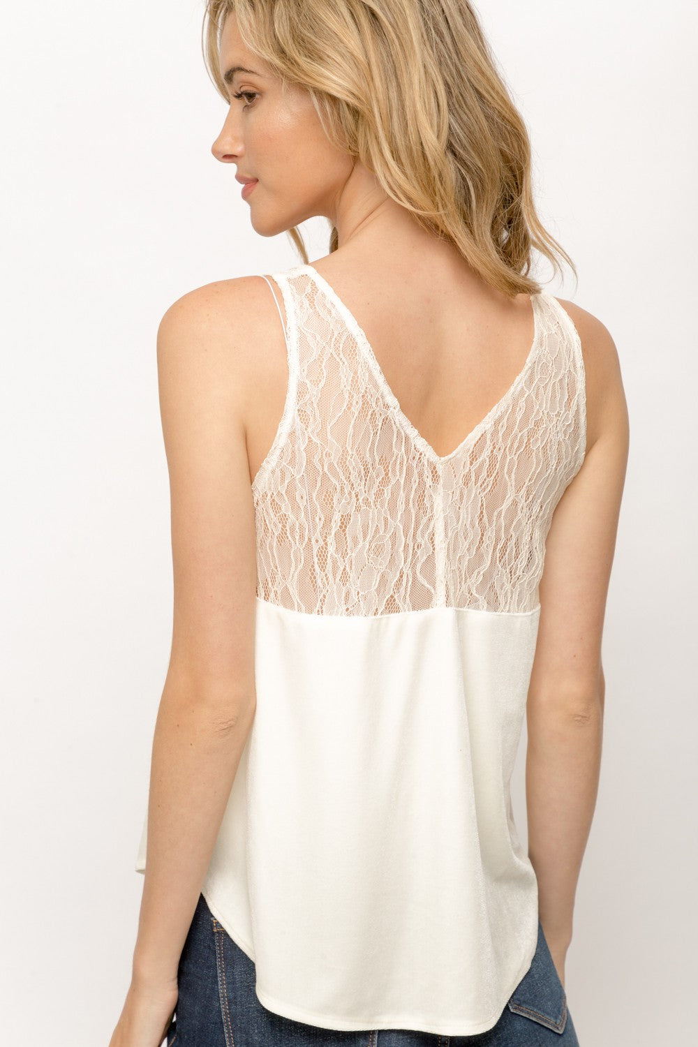 Pretty in Lace Velvet Cami