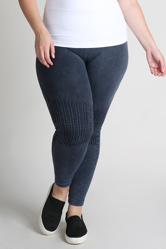 Vintage Knee accent leggings