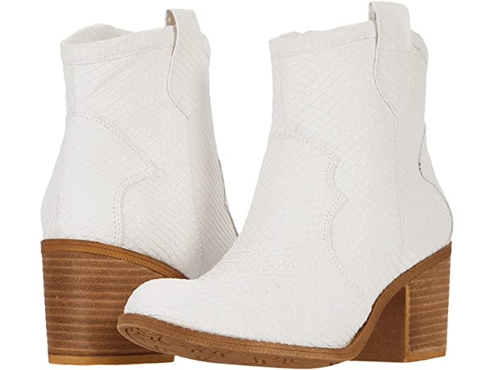 White Western Bootie