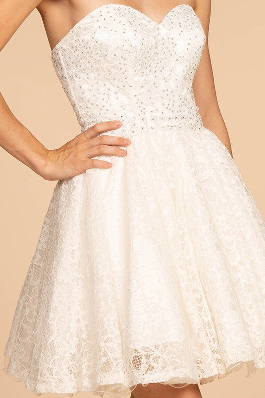 Strapless Sweetheart Dress