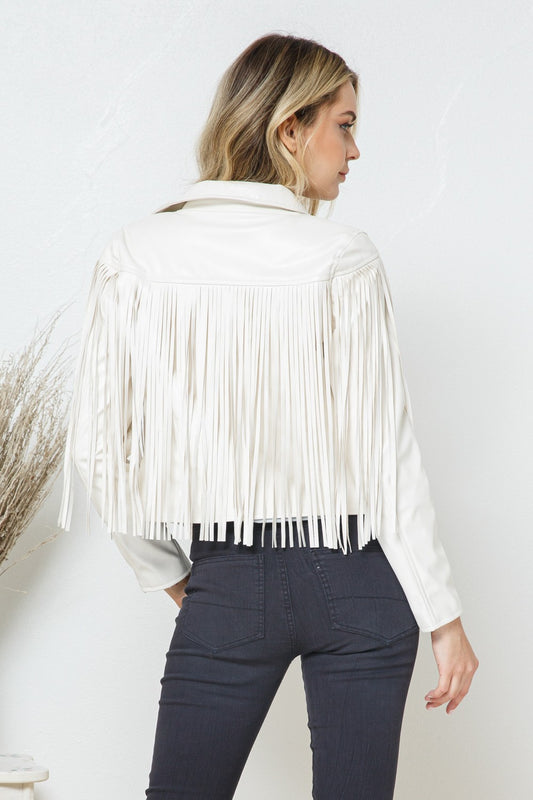 Moto Fringe Jacket