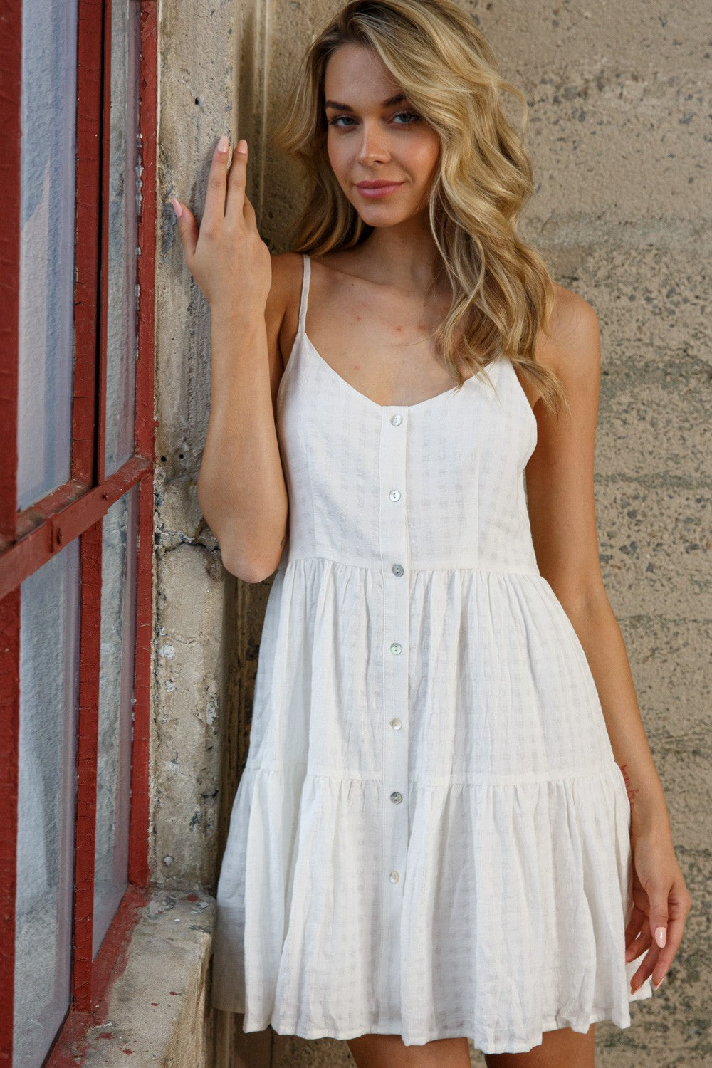 Tiered Mini Dress